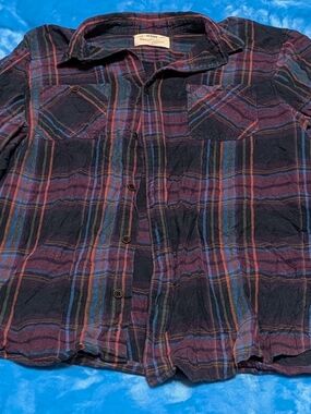 Plaid Button-Down Shirt